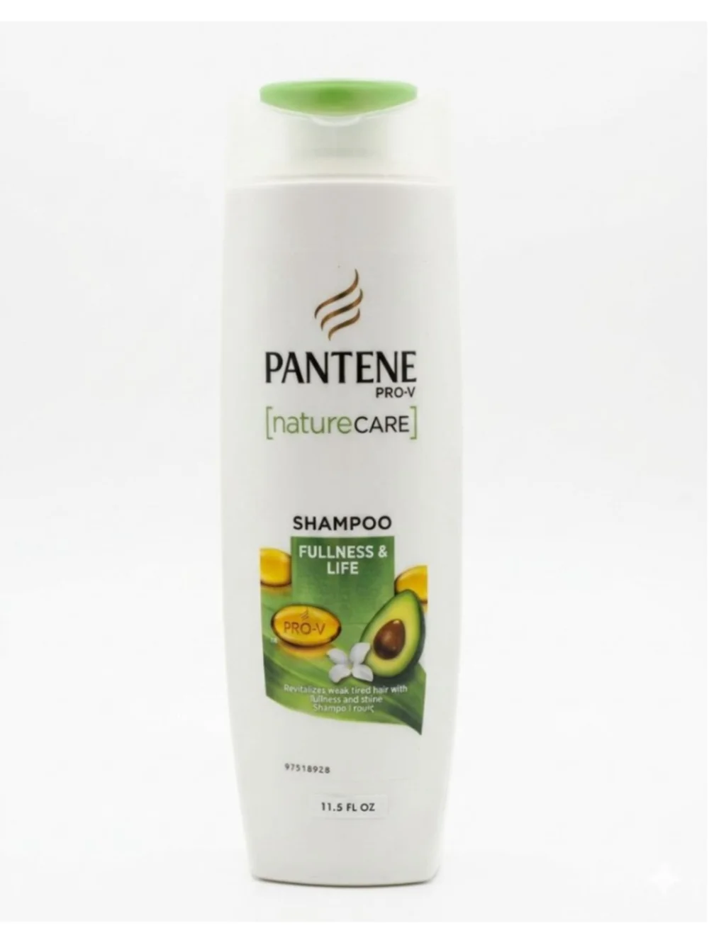 Pantene Pro-V Nature Care Shampoo Fullness and Life Avocado Oil New 16.2oz